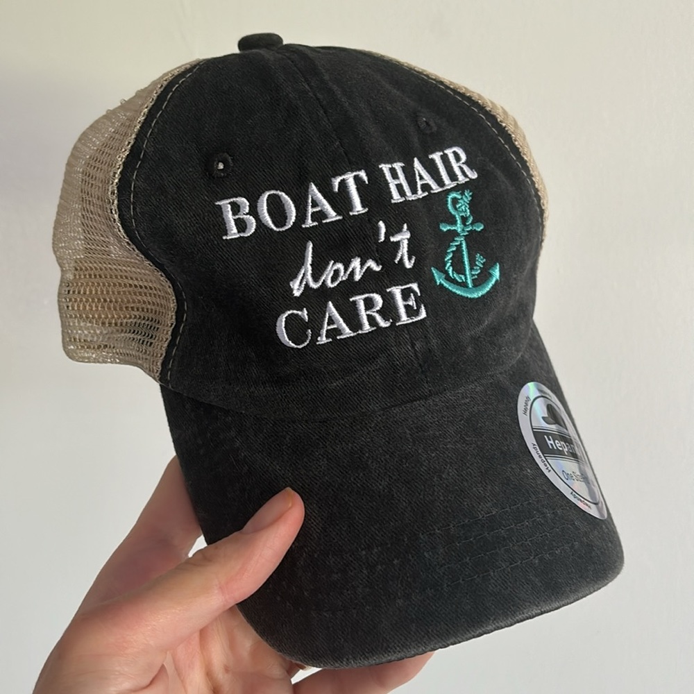 Boat Hair Don’t Care Baseball Hat